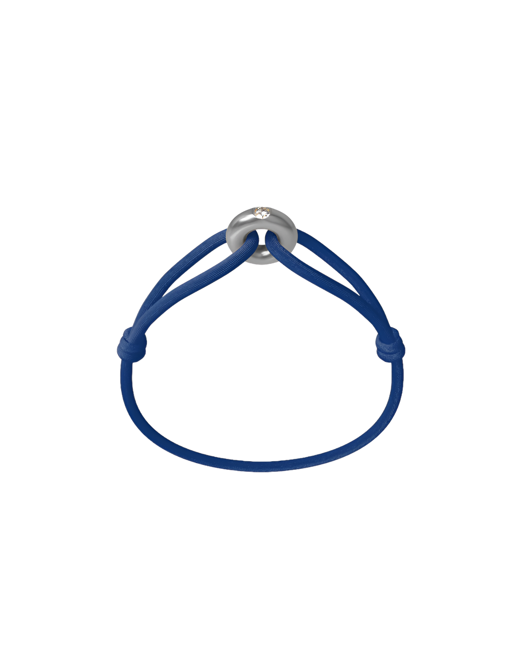 Silver Soho Diamond Cord Bracelet