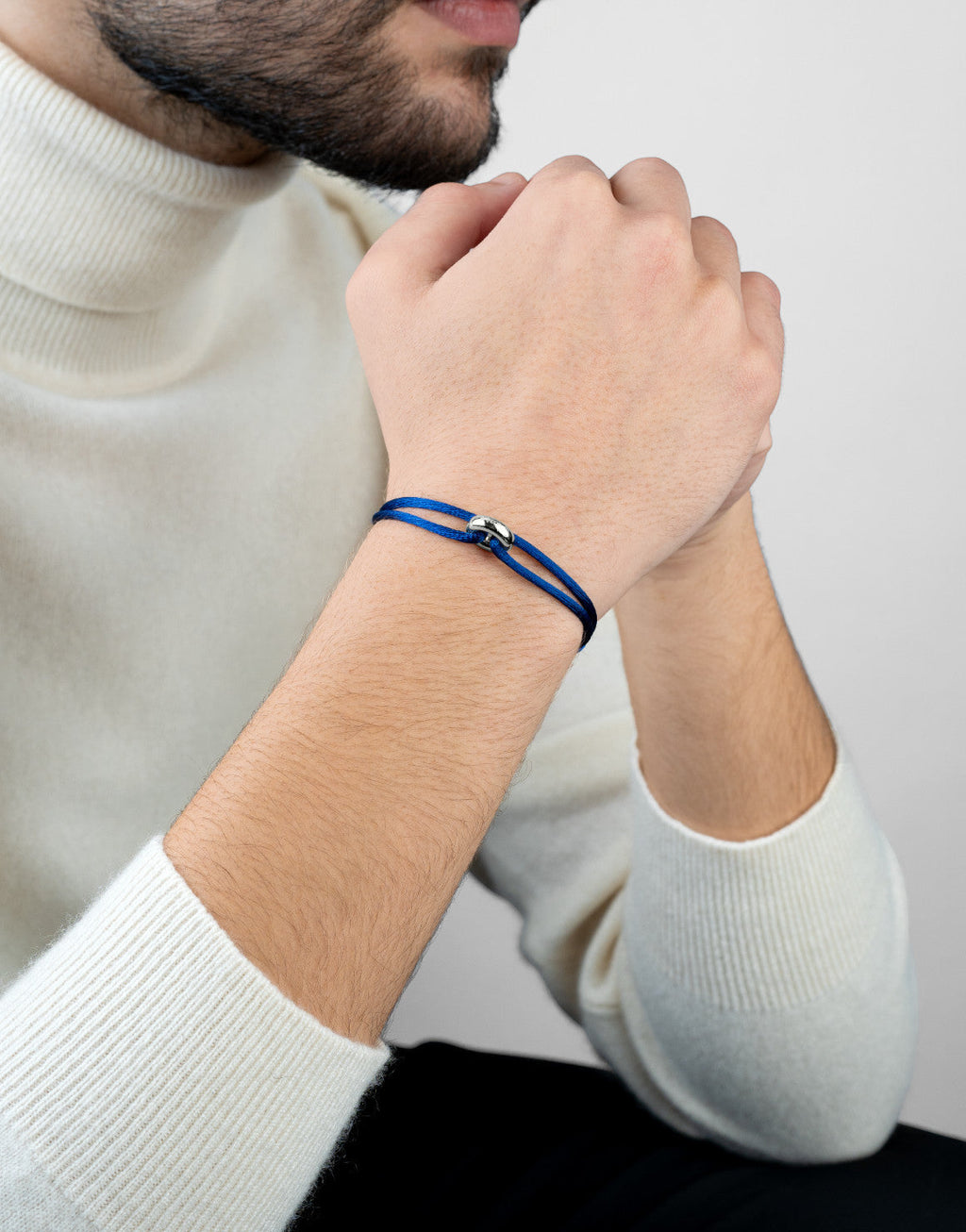 Silver Soho Cord Bracelet