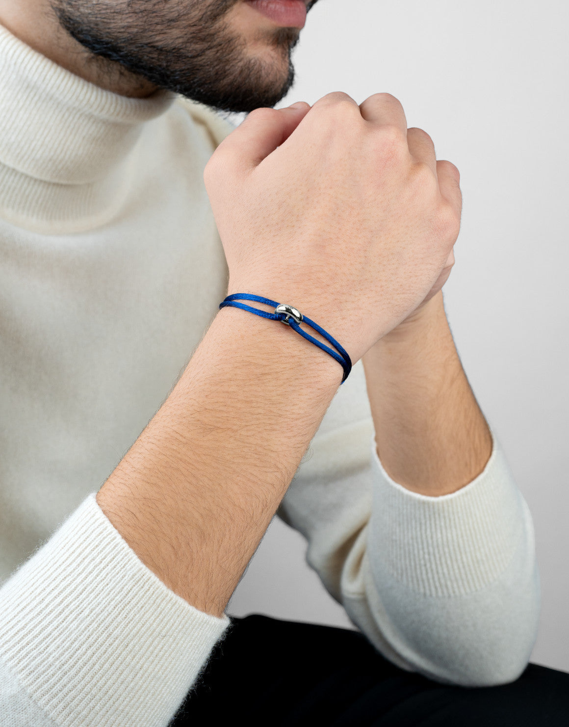 Silver Soho Cord Bracelet