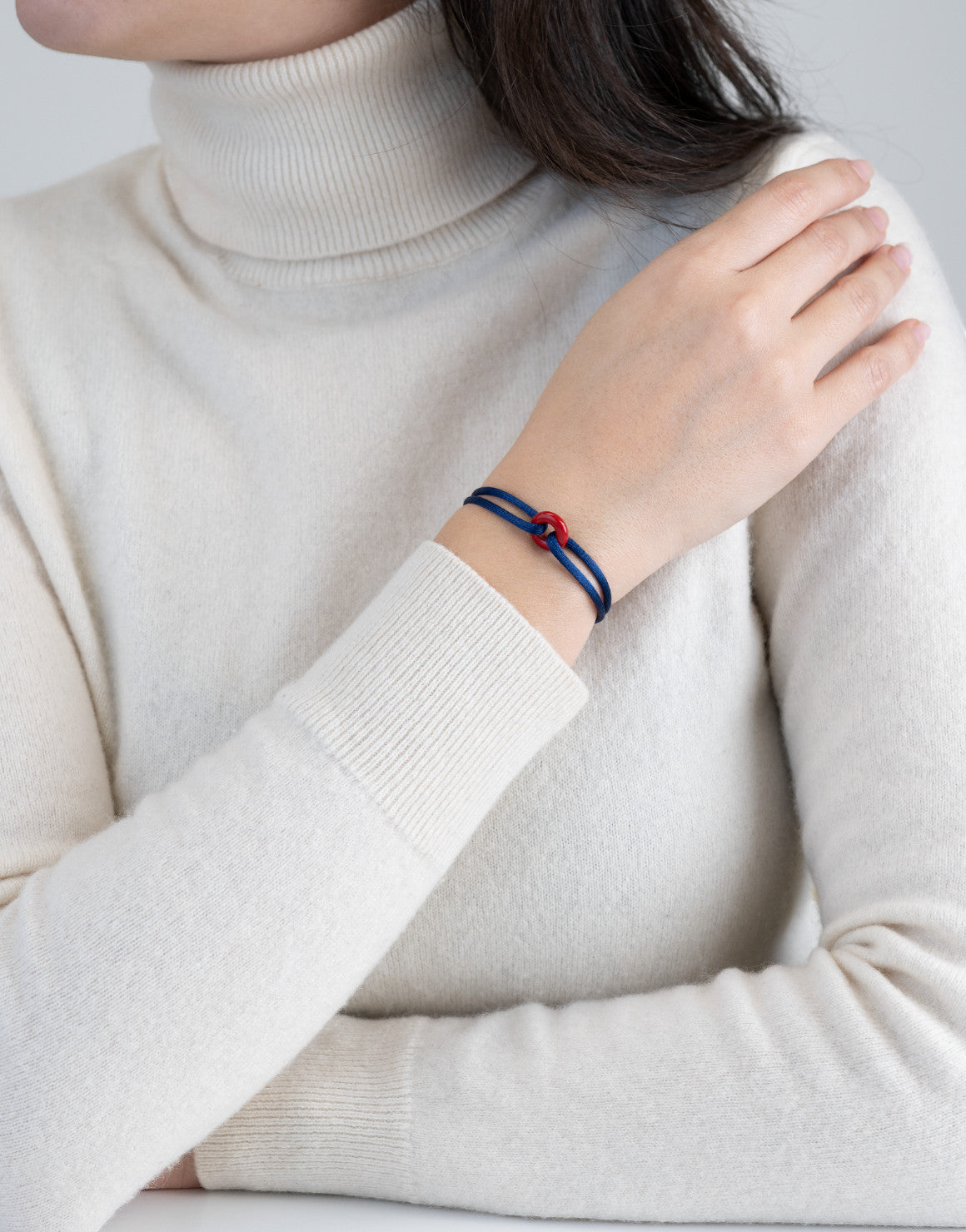 Coral Soho Cord Bracelet