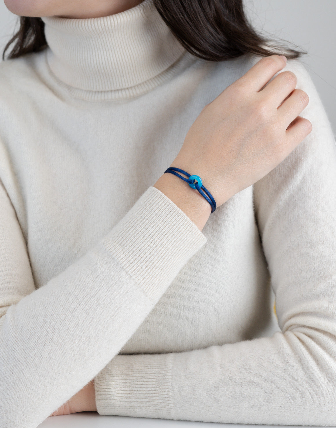 Blue Soho Cord Bracelet