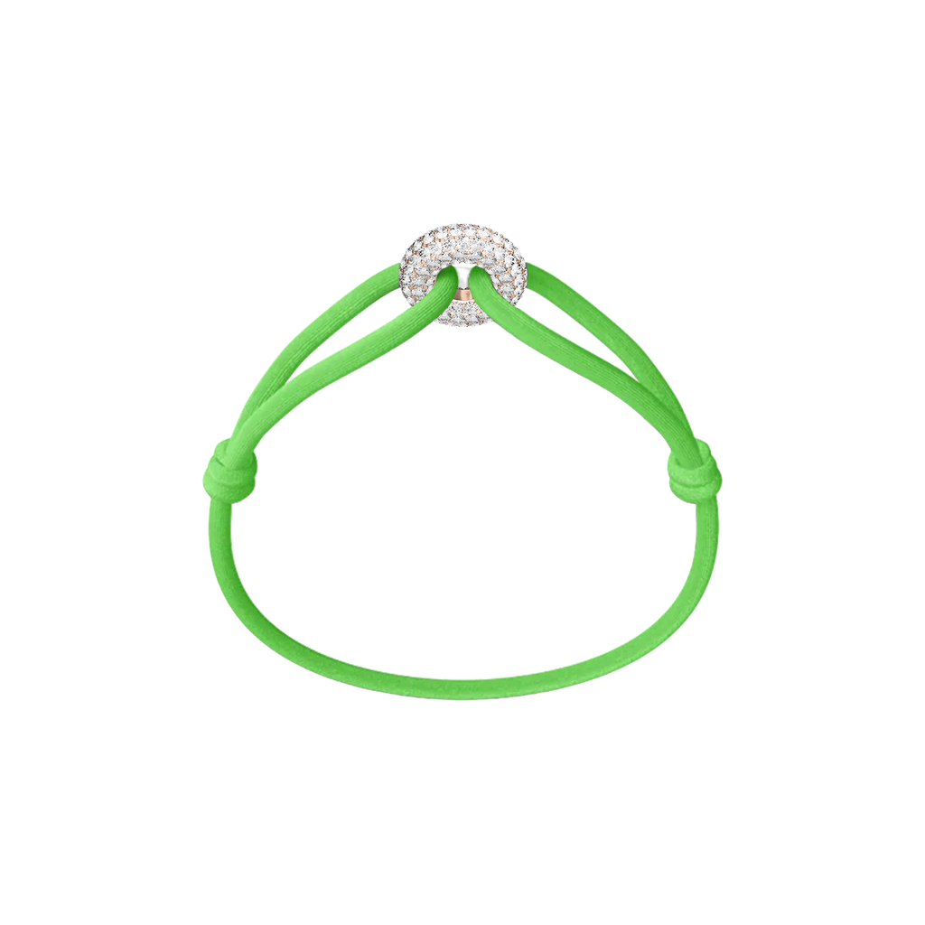 Rose Soho Pave Cord Bracelet