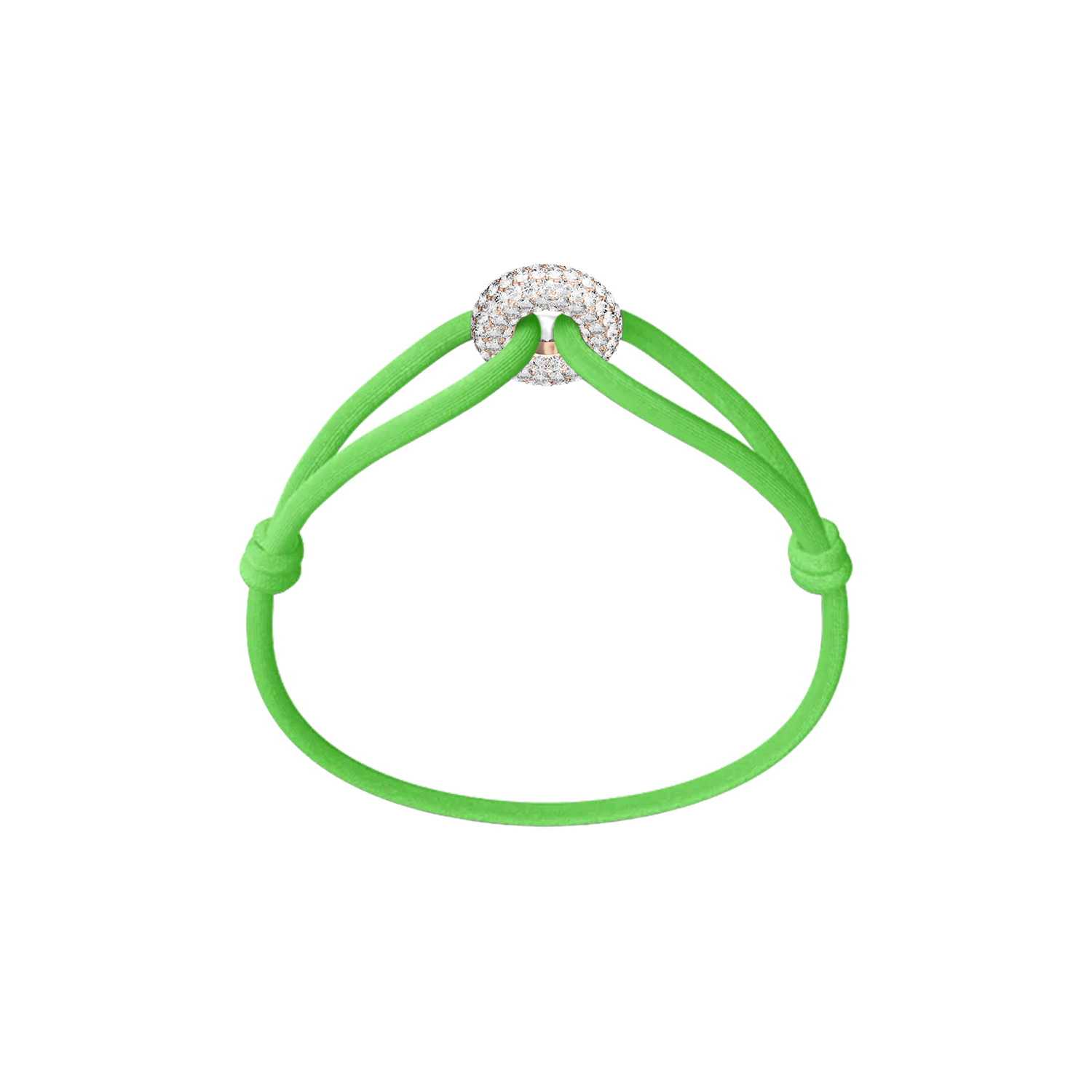 Rose Soho Pave Cord Bracelet