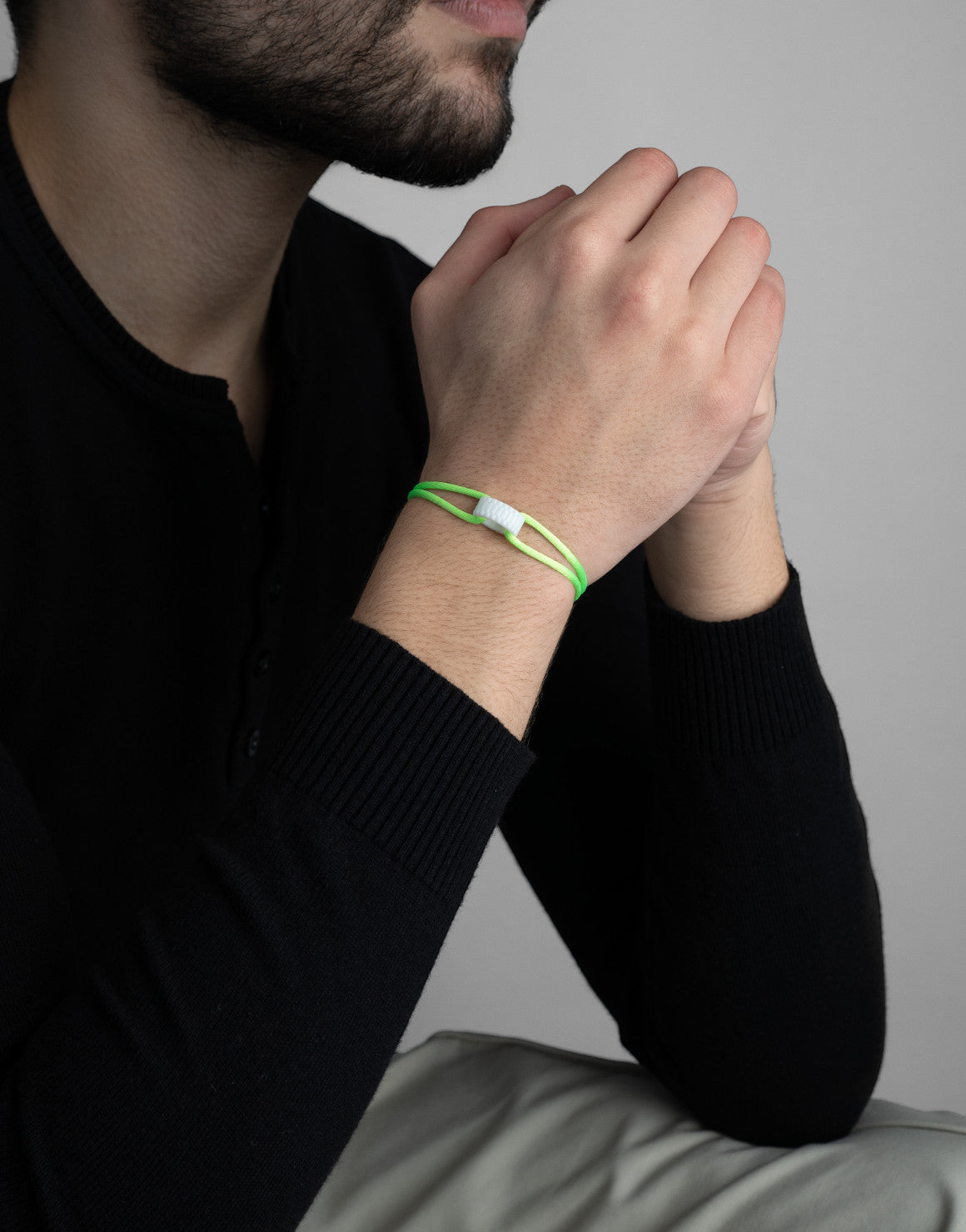 Cord Bracelet in Snow