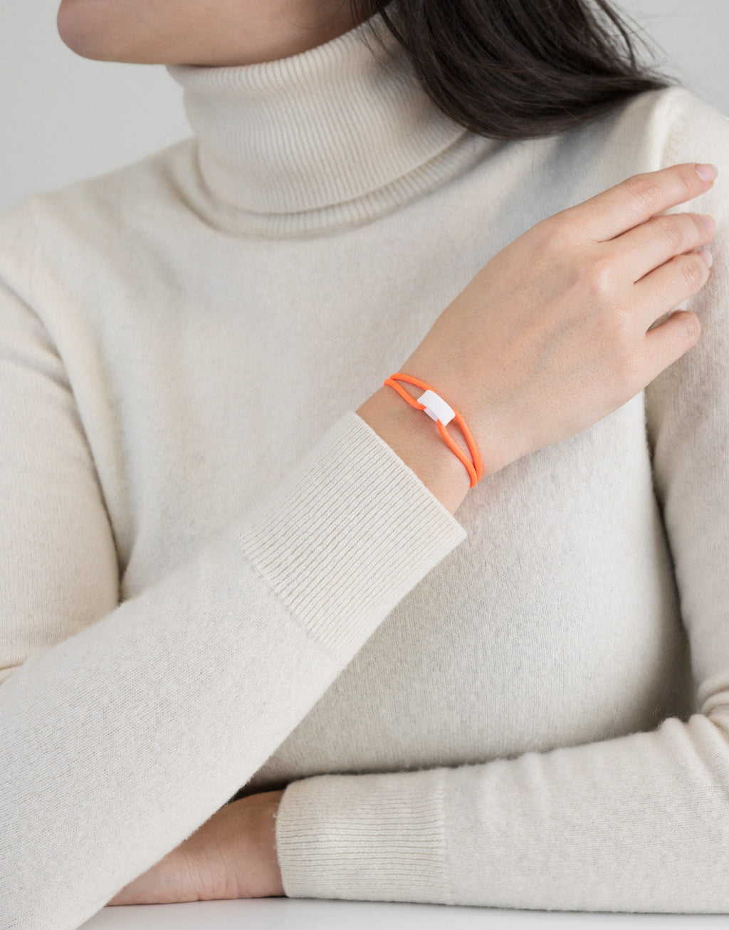 Cord Bracelet in Snow