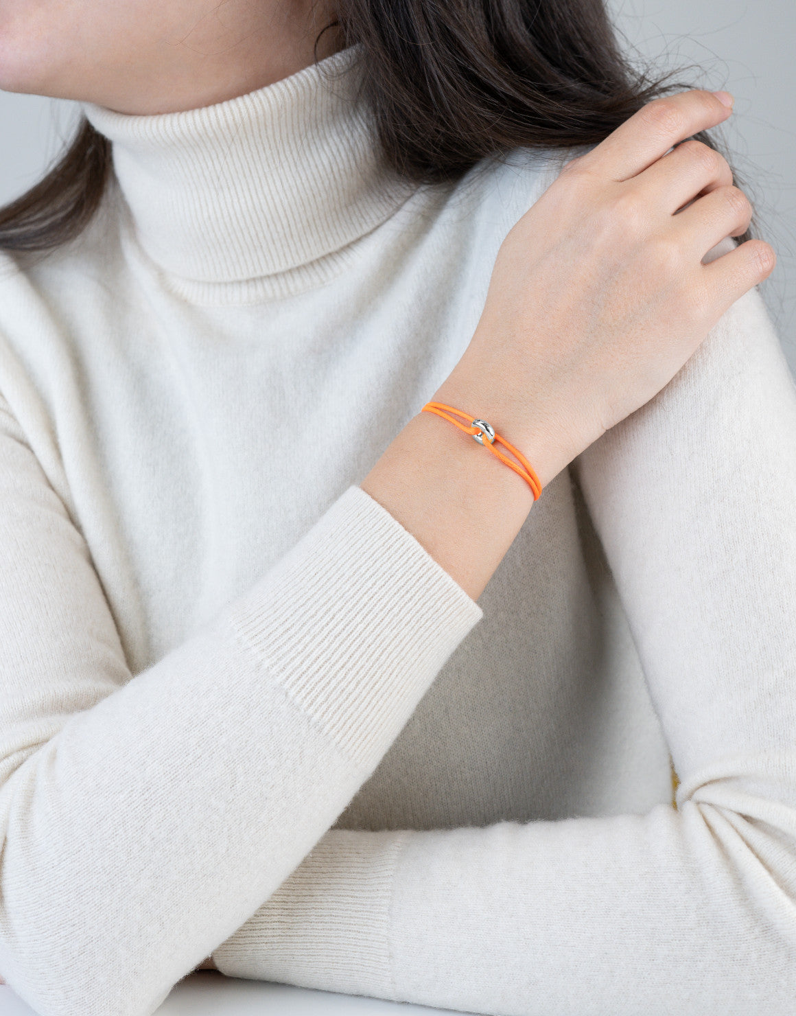 Mini Silver Soho Cord Bracelet