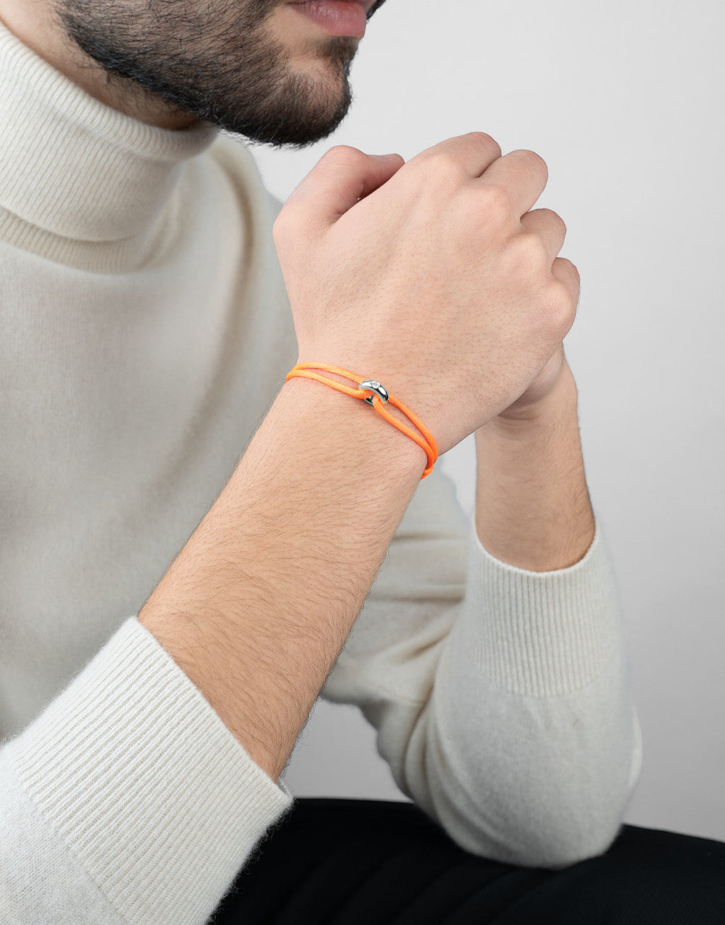 Silver Soho Diamond Cord Bracelet