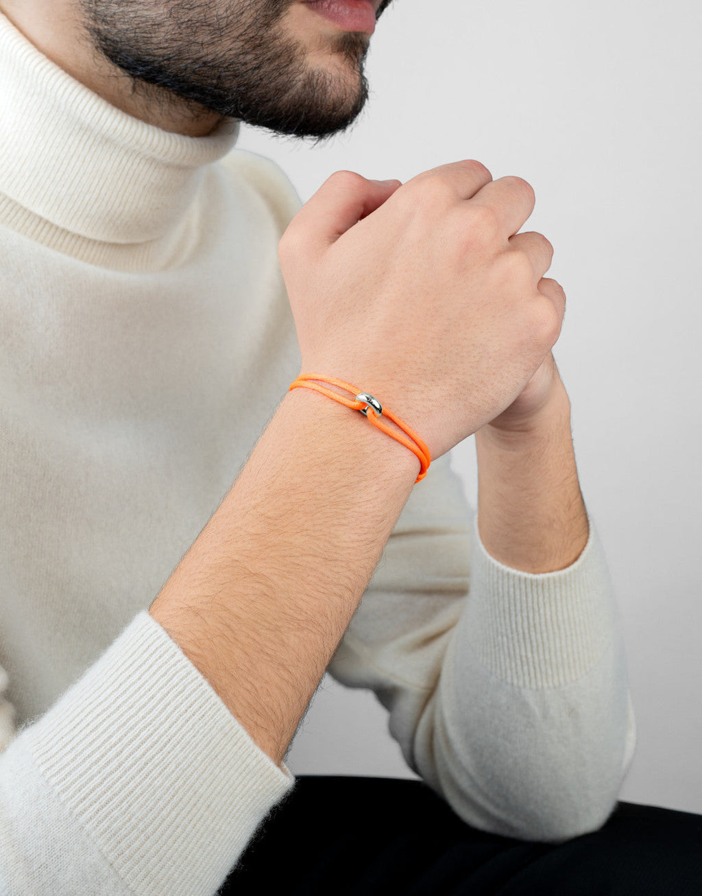 Silver Soho Cord Bracelet