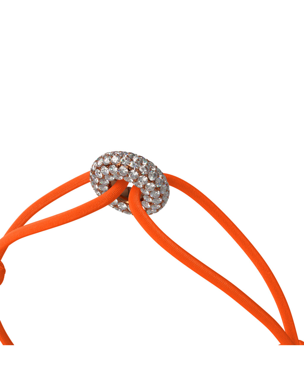 Mini Rose Soho Pave Cord Bracelet