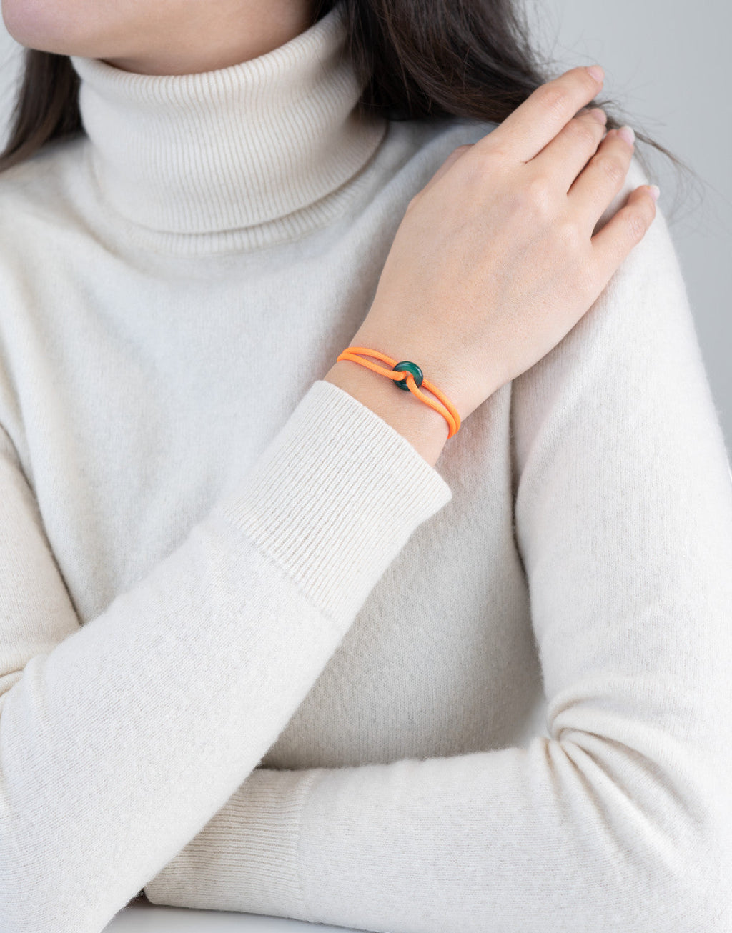 Green Soho Cord Bracelet