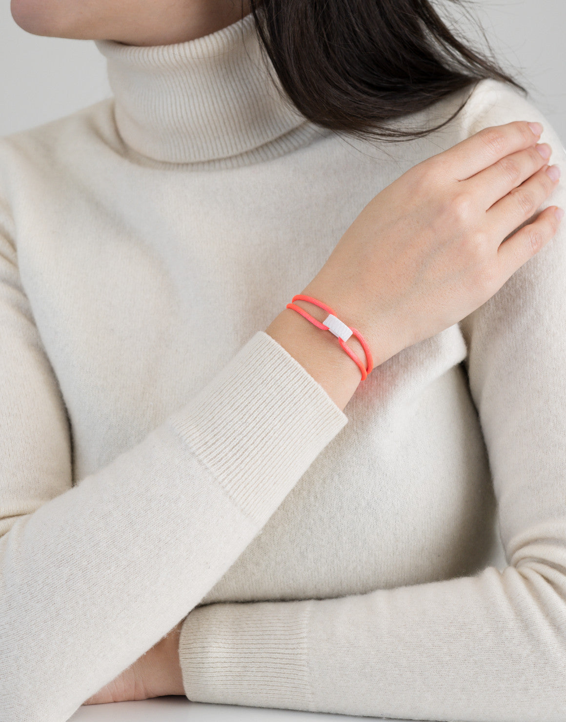 Cord Bracelet in Snow