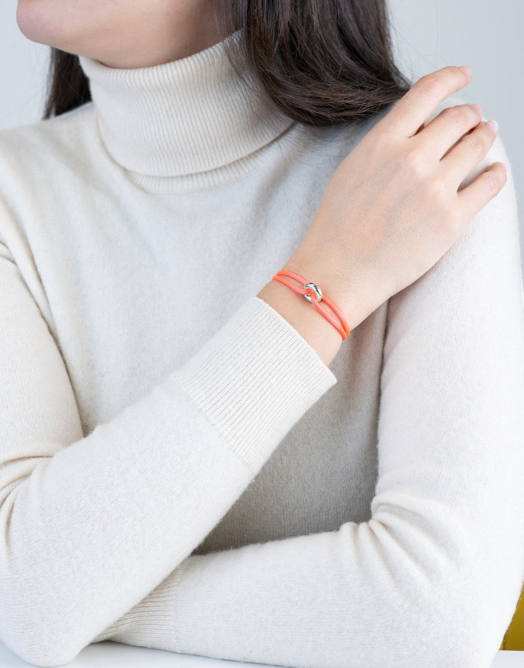 Silver Soho Cord Bracelet