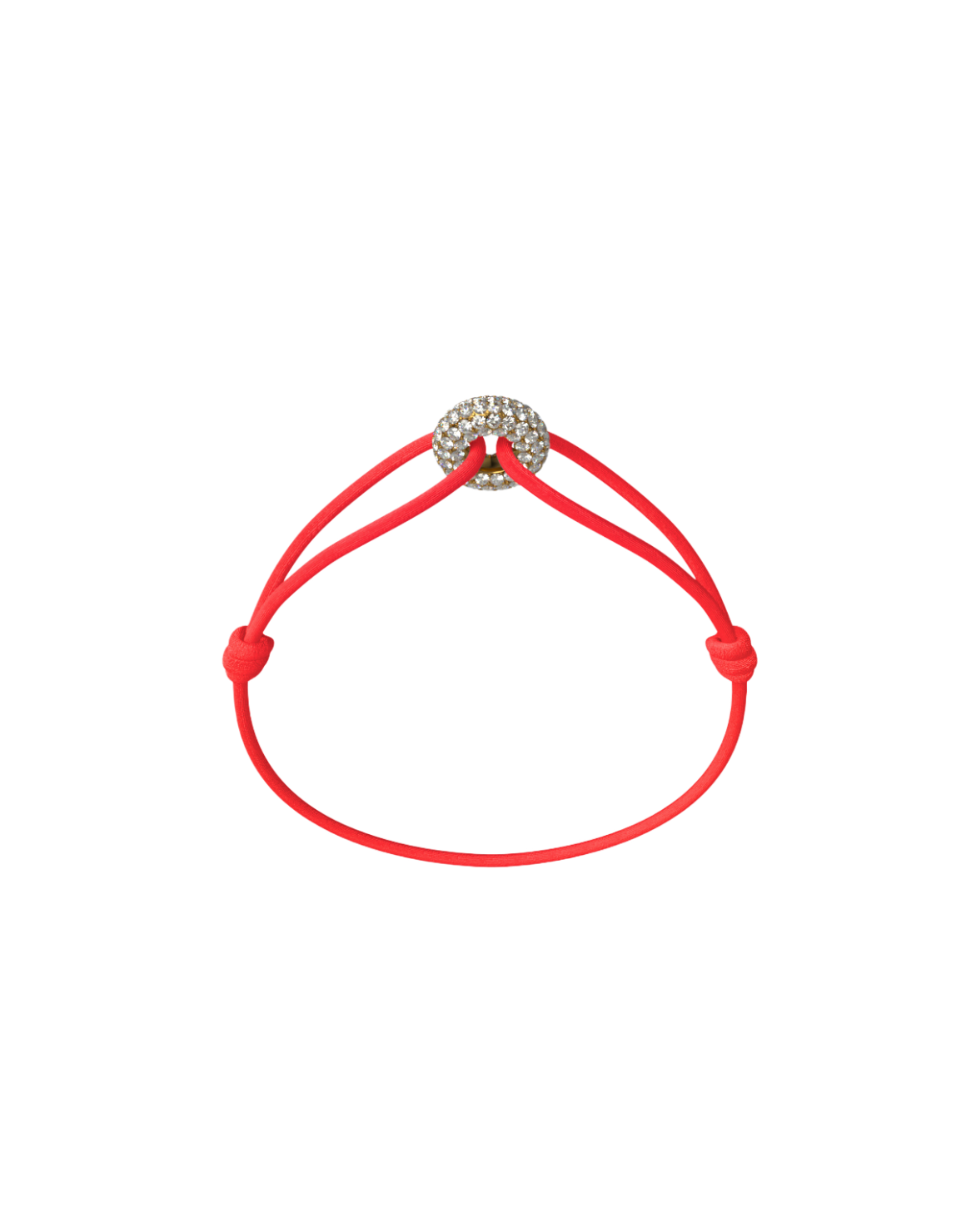 Mini Golden Soho Pave Cord Bracelet