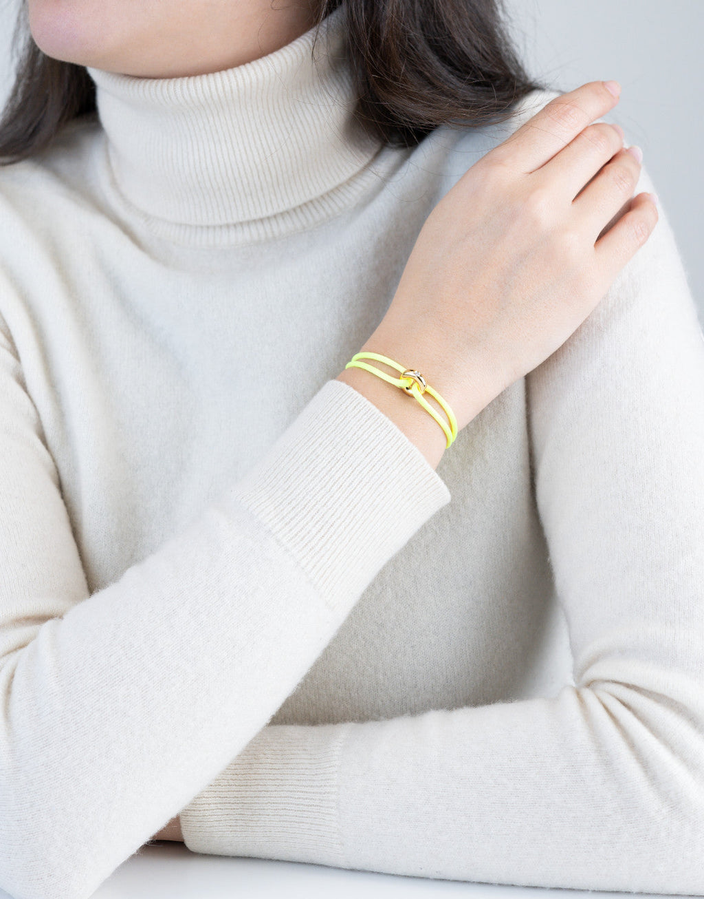 Golden Diamond Cord Bracelet