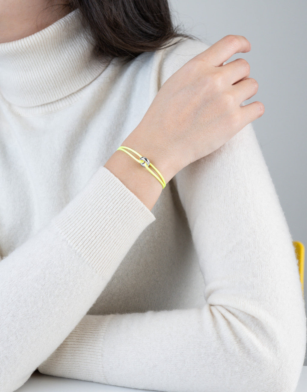 Mini Silver Soho Cord Bracelet