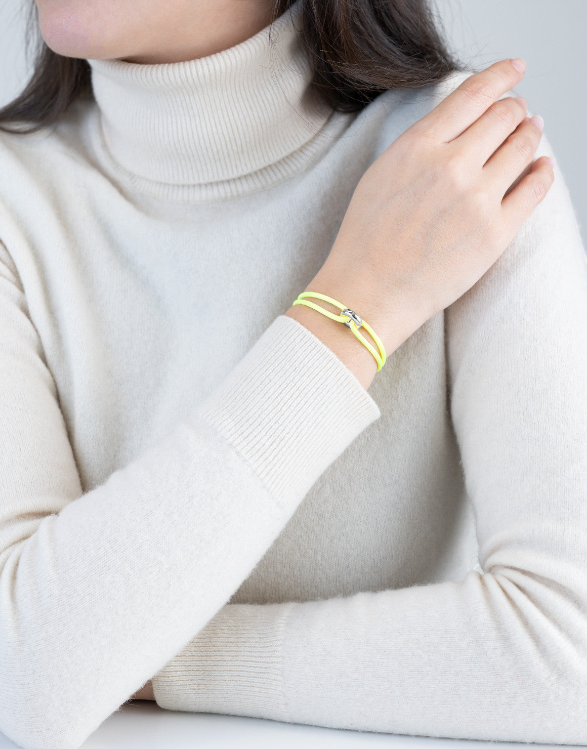 Silver Soho Cord Bracelet