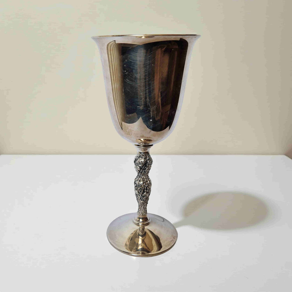 Silver Goblet Scented Candles Natural Wax