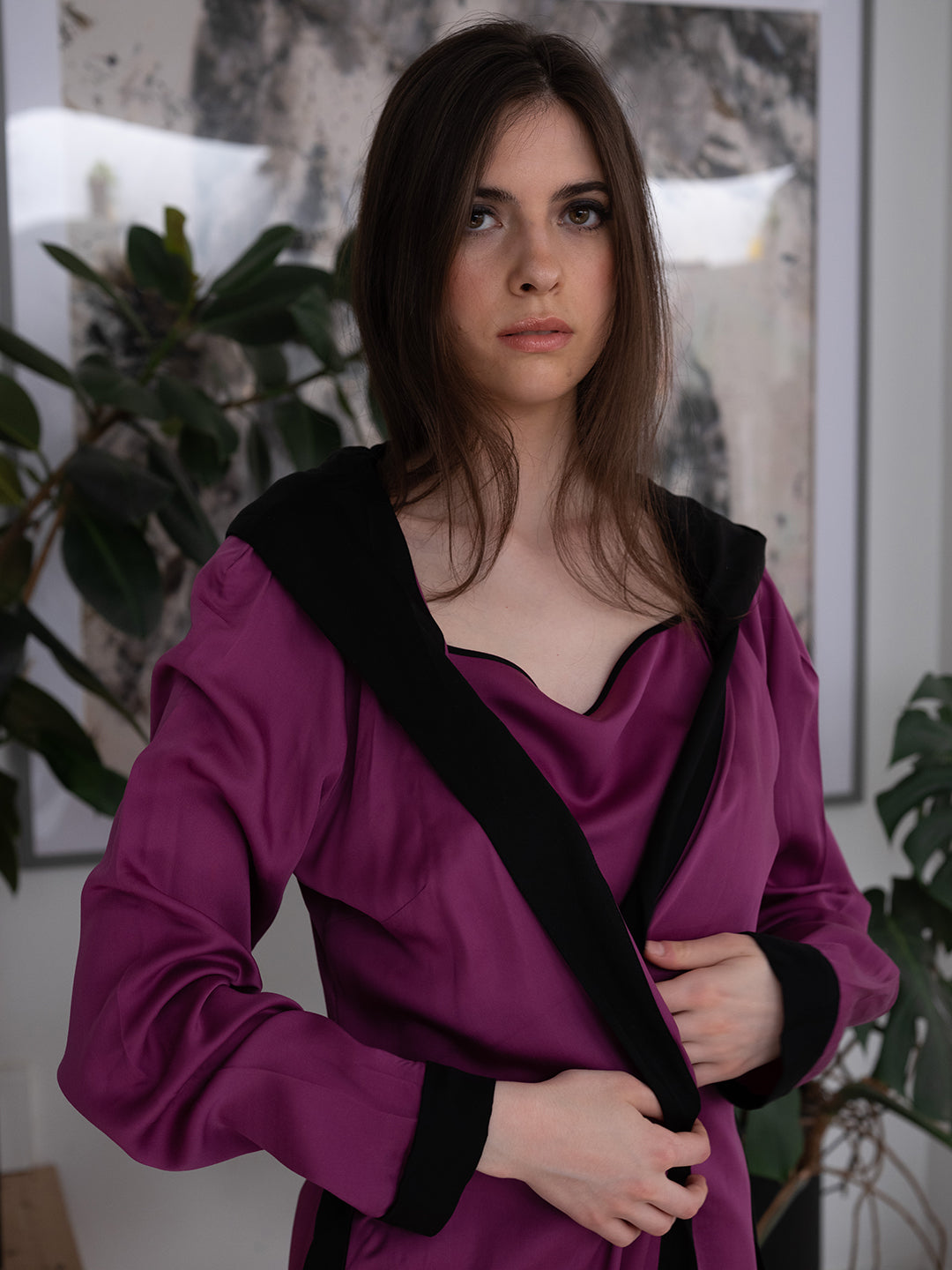 Sky Nightgown in Vegan Silk