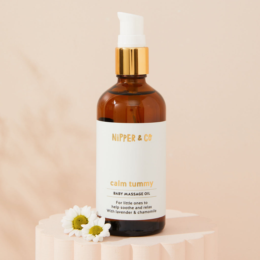 Baby Tummy and Sleep Massage Oil 100ml with Lavender and Chamomile