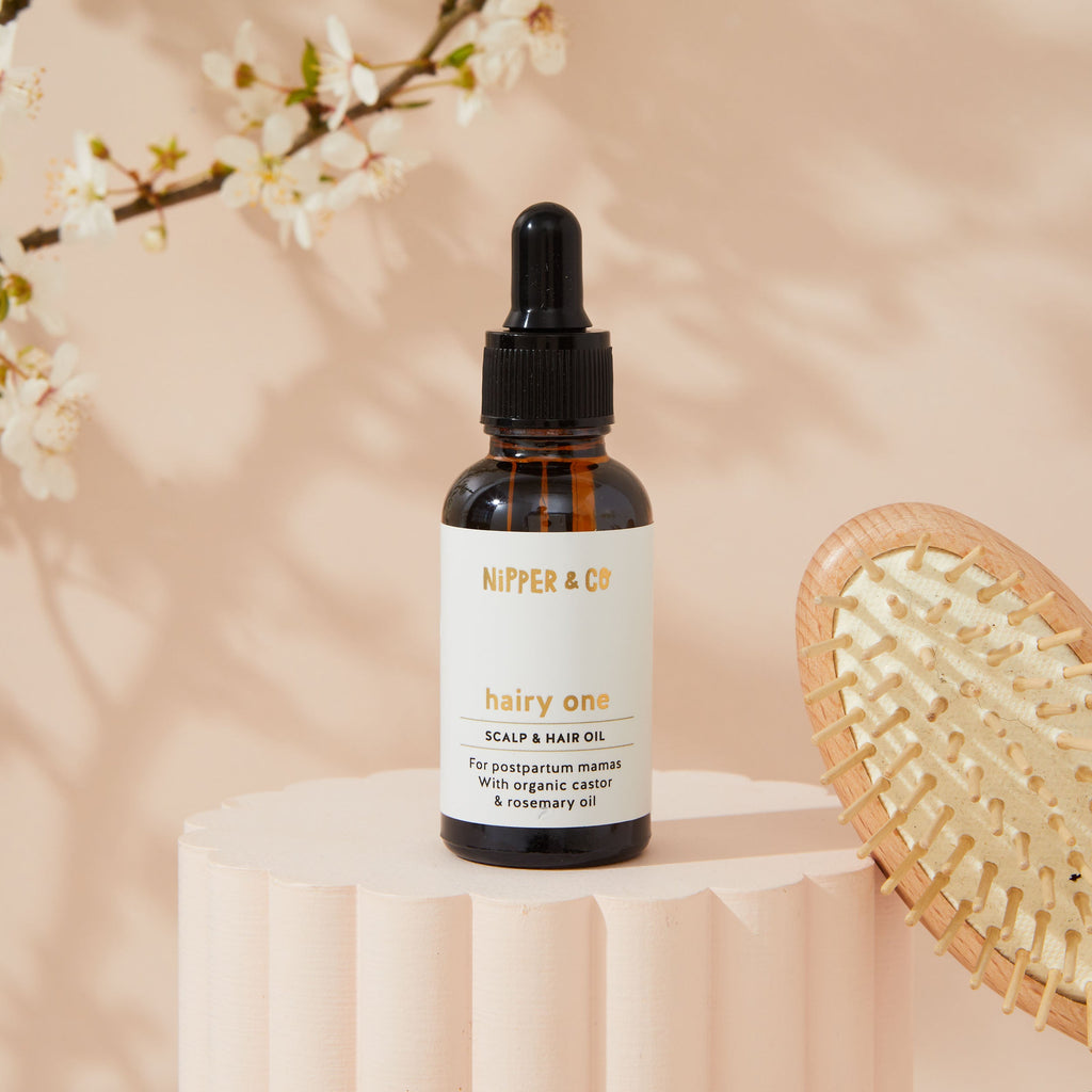 Postpartum Hair Serum with Rosemary and Castor Oil for Hair Regrowth