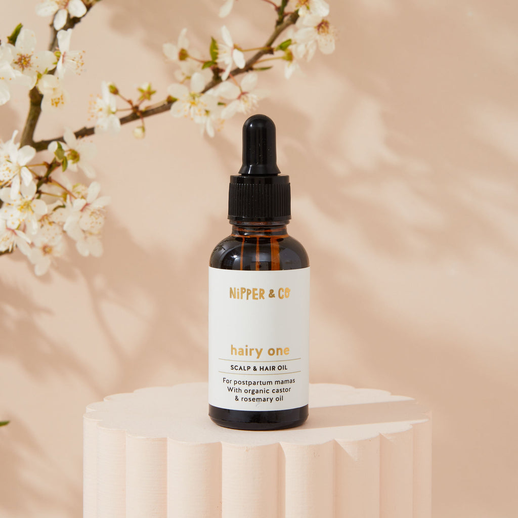 Postpartum Hair Serum with Rosemary and Castor Oil for Hair Regrowth