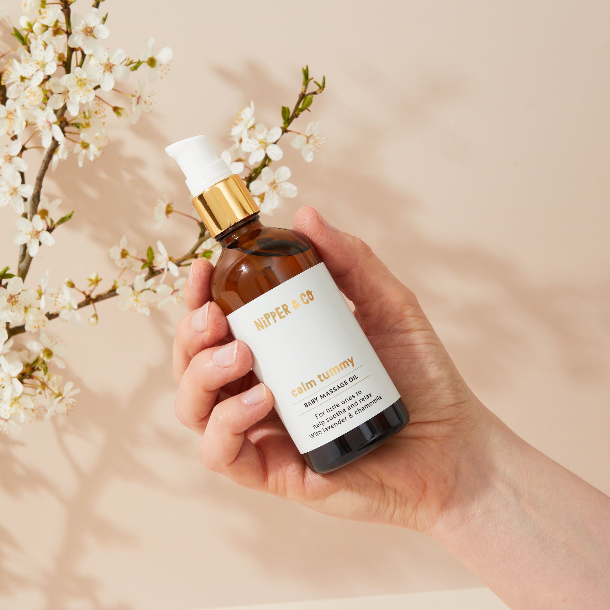 Baby Tummy and Sleep Massage Oil 100ml with Lavender and Chamomile