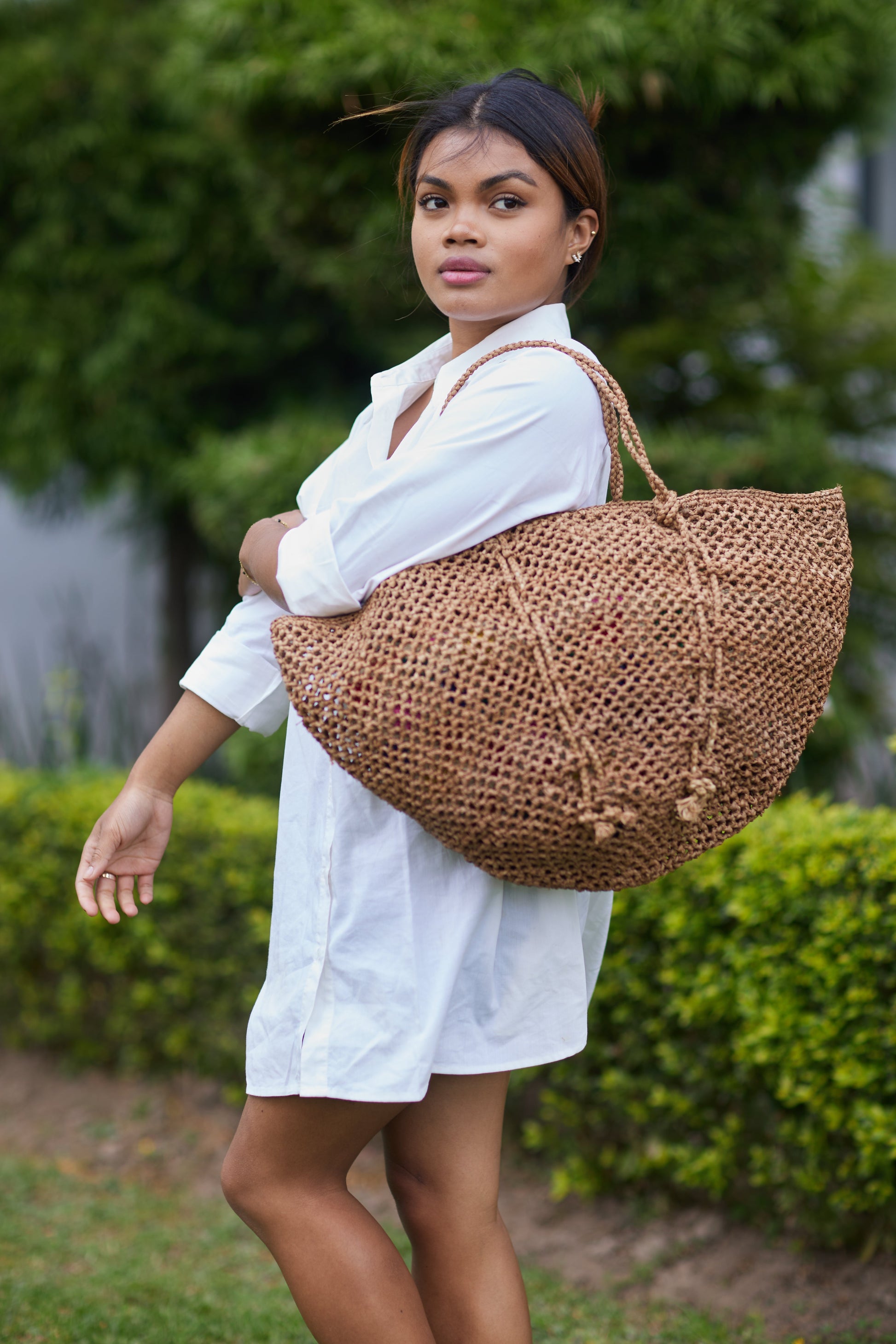 Raffia Tote Bag Handwoven in Madagascar