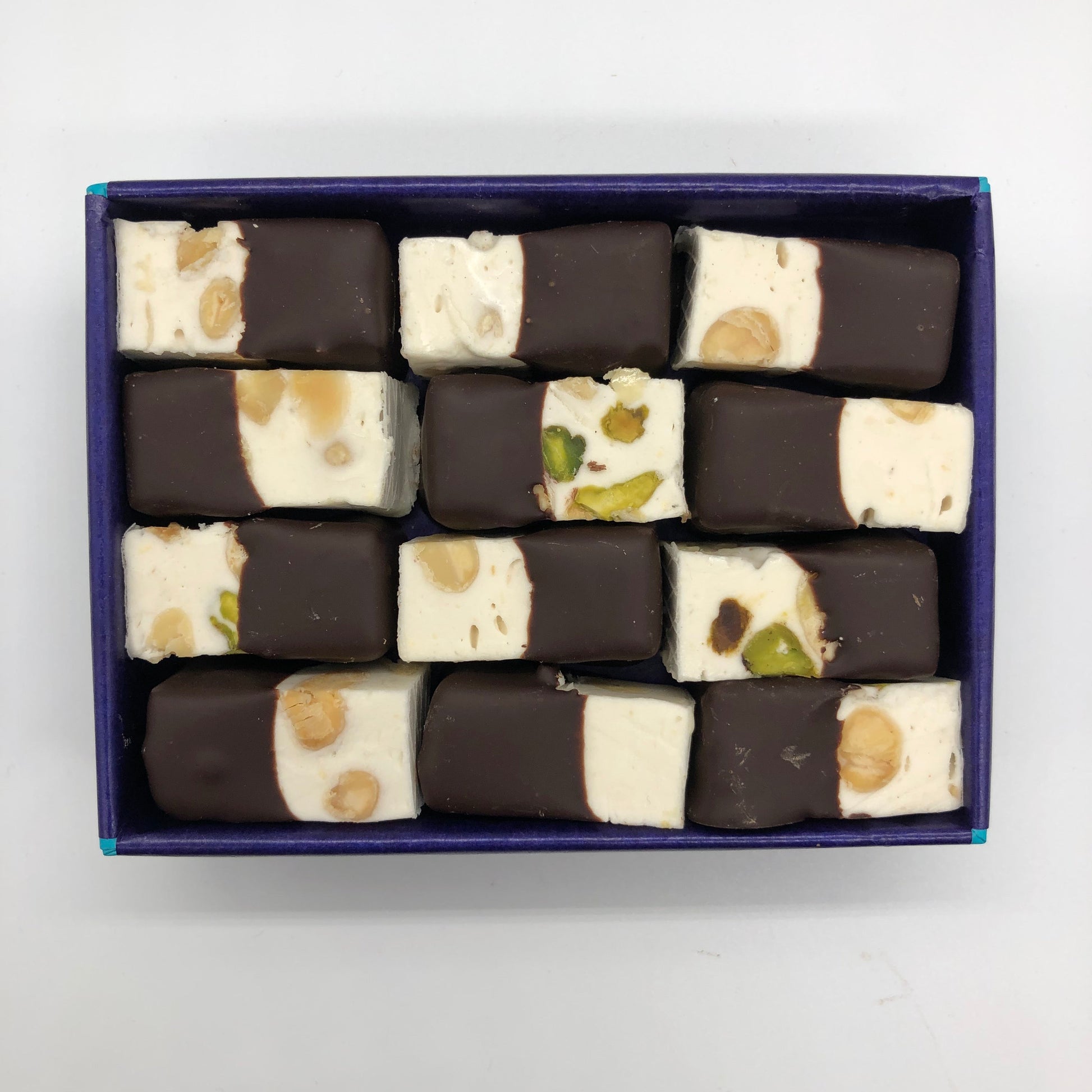 Nougat Neapolitans with Dark Chocolate