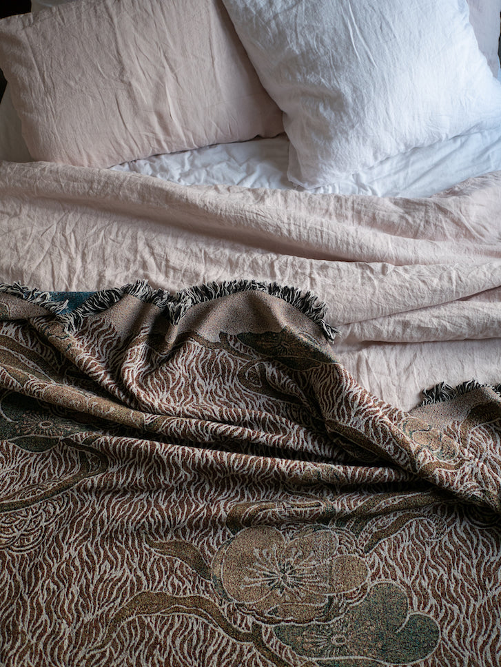 Nouveau Blossom Woven Blanket Pre Order