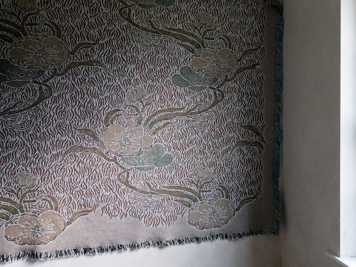 Nouveau Blossom Woven Blanket Pre Order