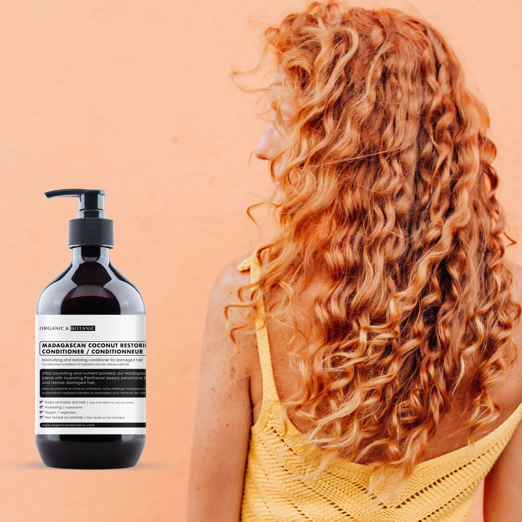 Organic Madagascan Coconut Shampoo and Conditioner Set