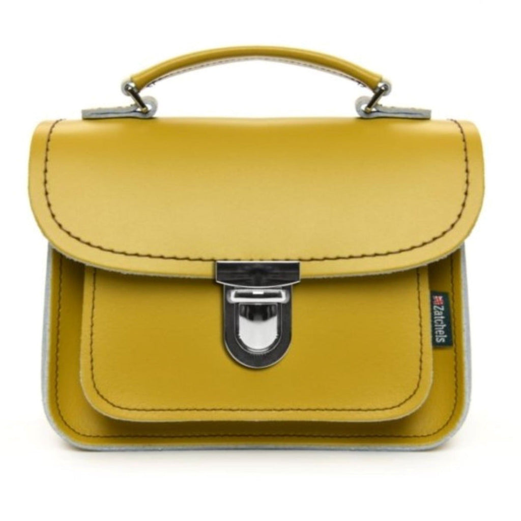 Luna Handmade Leather Bag in Yellow Ochre