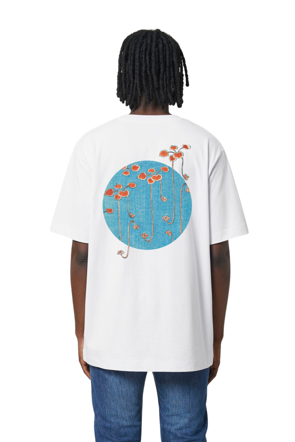 Vine Illustration Organic Cotton Tee by Watanabe Seitei - Eco-Friendly & Artistic by Hopera at www.brixbailey.com