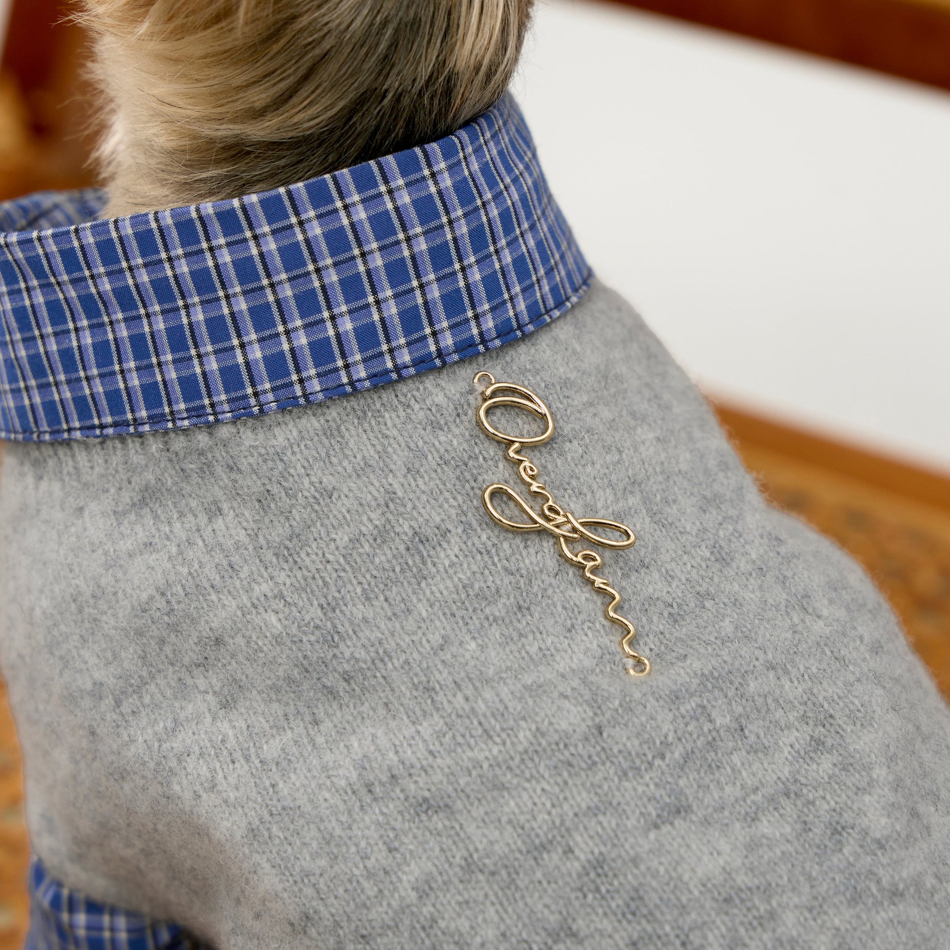 Blue Plaid Cotton Shirt