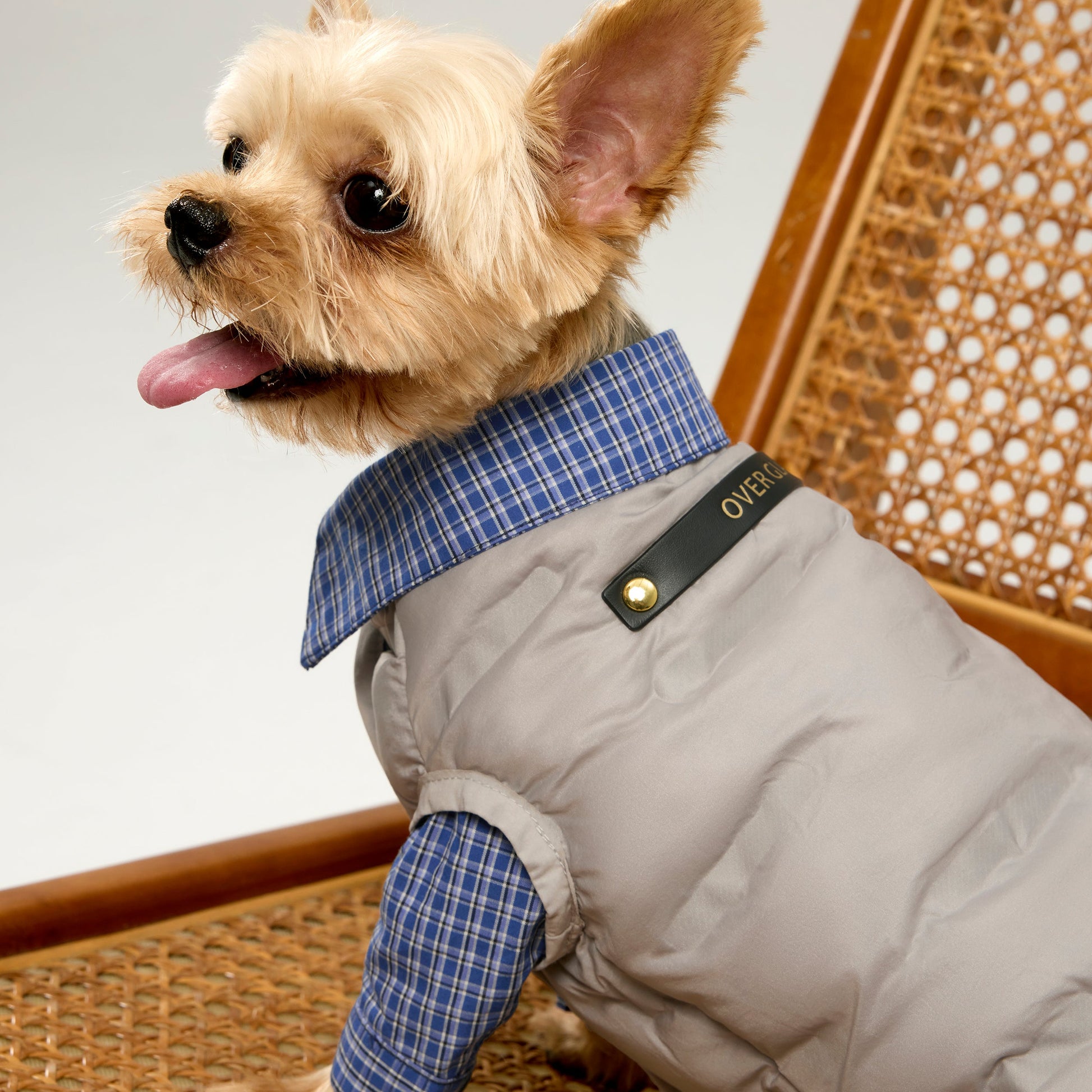 Blue Plaid Cotton Shirt