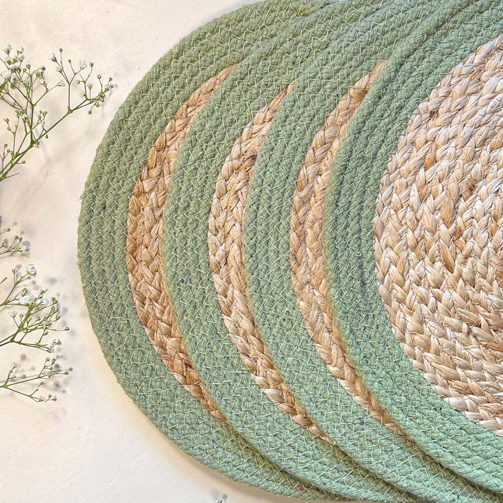 Seagrass Placemats - Olive (set of 4)