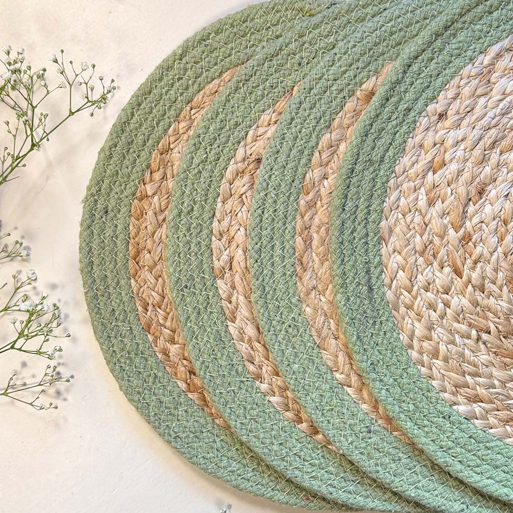 Seagrass Placemats - Olive (set of 4)