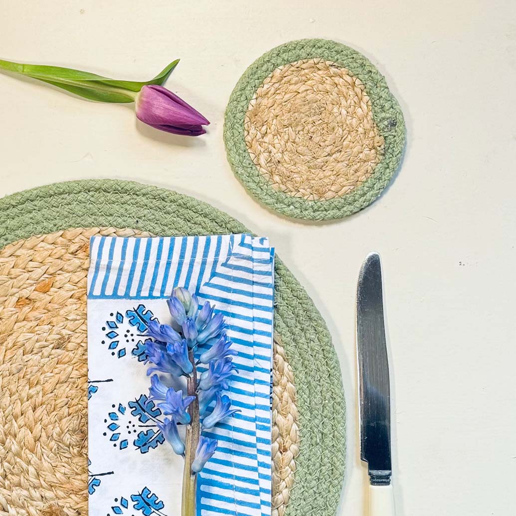 Seagrass Placemats - Olive (set of 4)