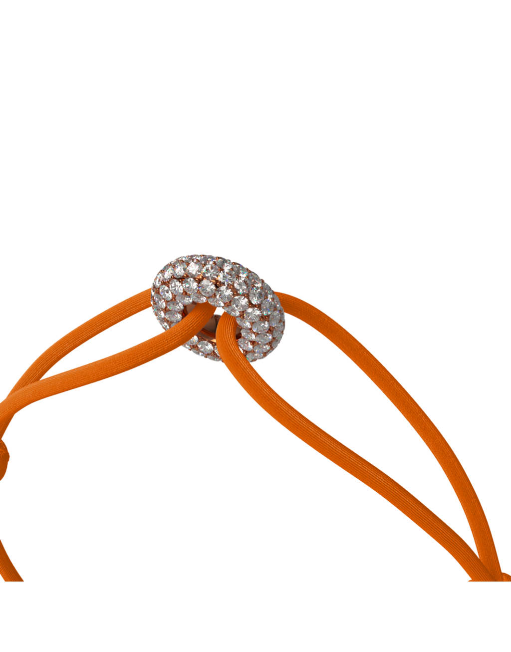 Mini Rose Soho Pave Cord Bracelet