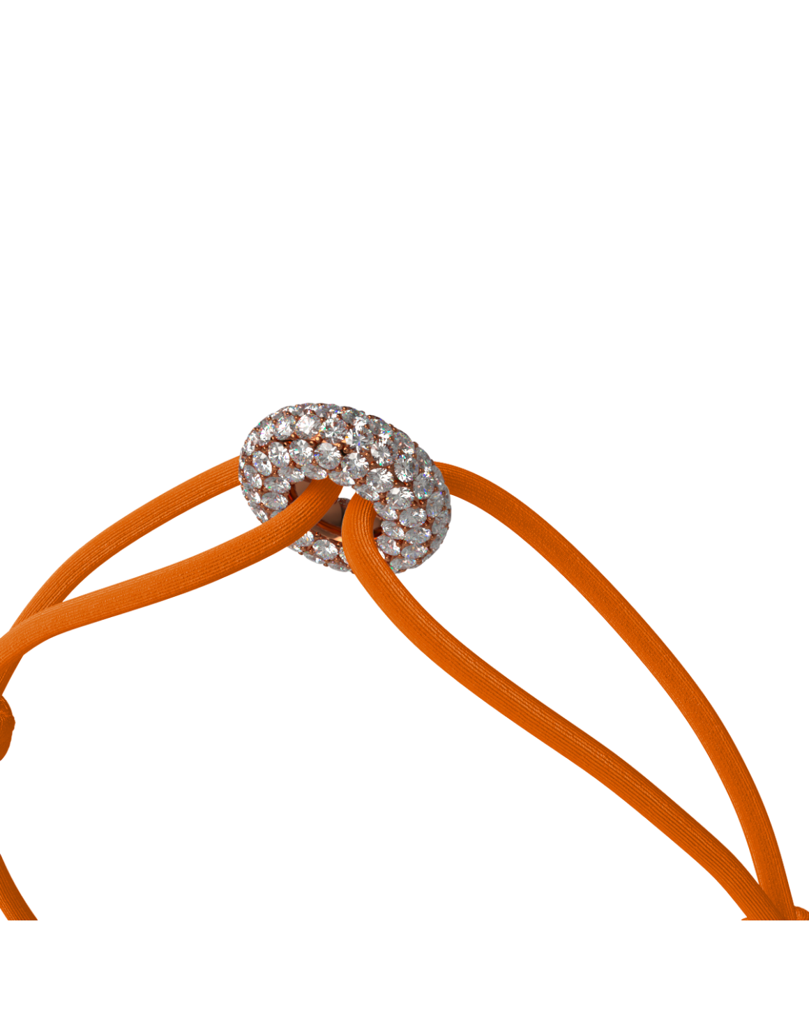 Mini Rose Soho Pave Cord Bracelet