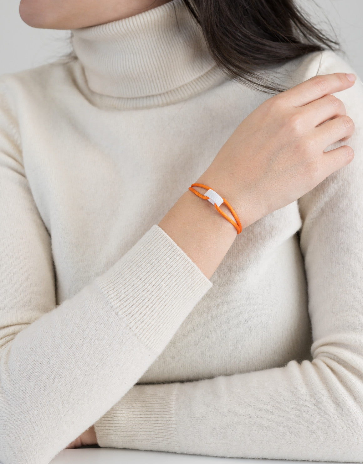 Cord Bracelet in Snow