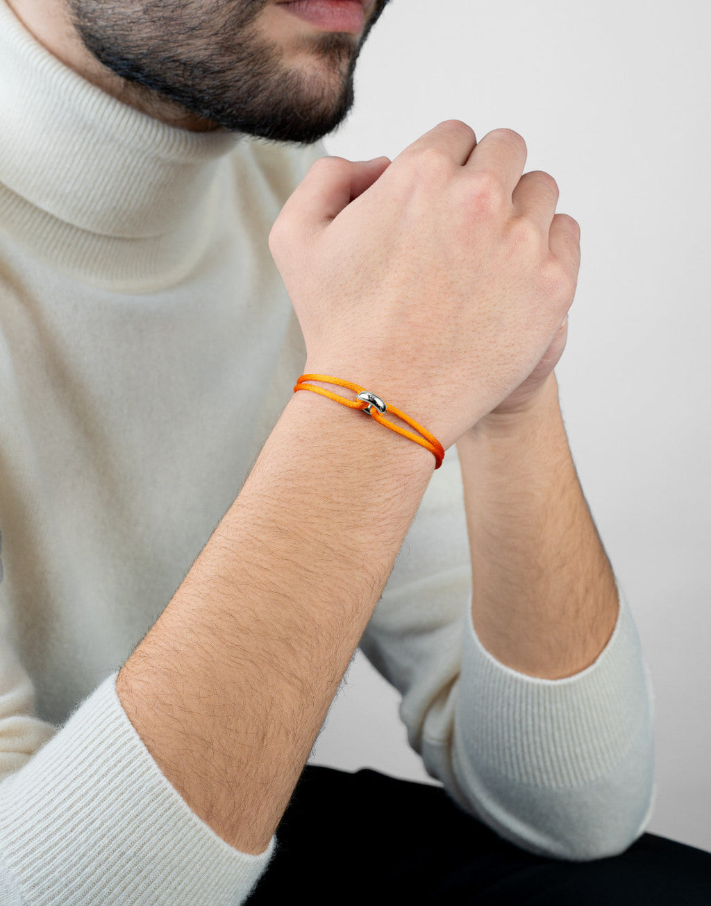 Silver Soho Cord Bracelet