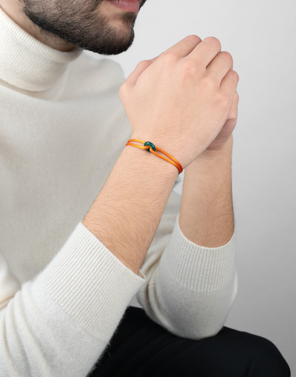 Green Soho Cord Bracelet