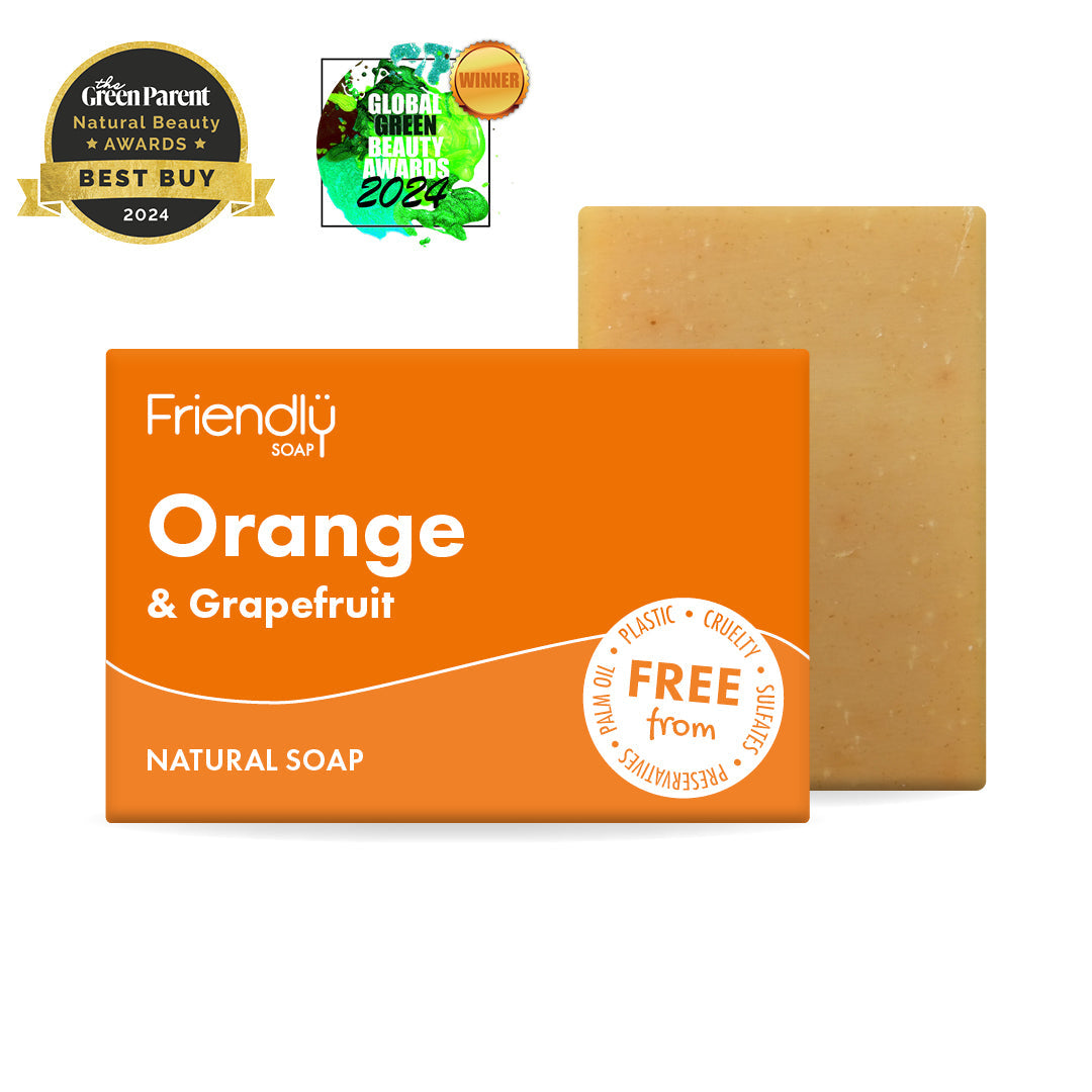 Orange and Grapefruit Natural Soap Bar