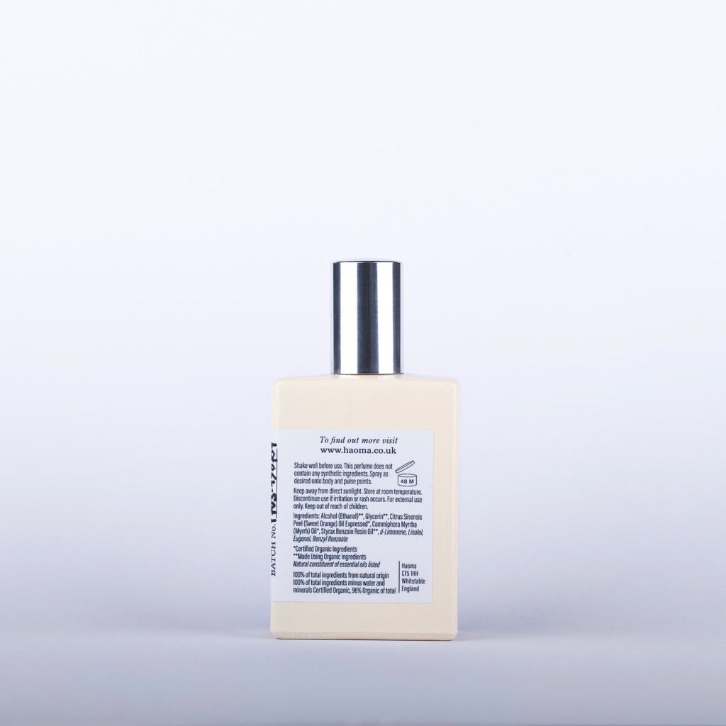 Orange Organic Eau de Parfum - Single Note Natural Fragrance