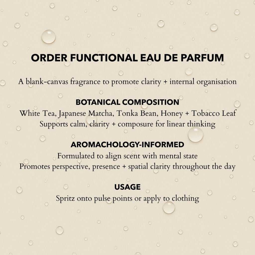 Functional Parfum for Mental Clarity and Calm