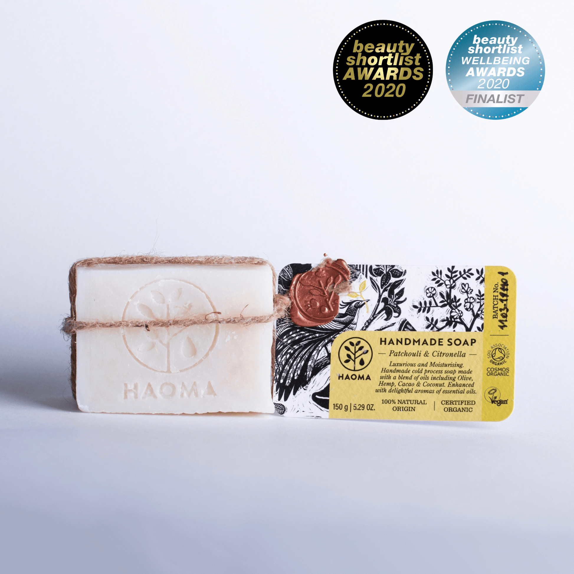 Handmade Patchouli and Citronella Soap Bar