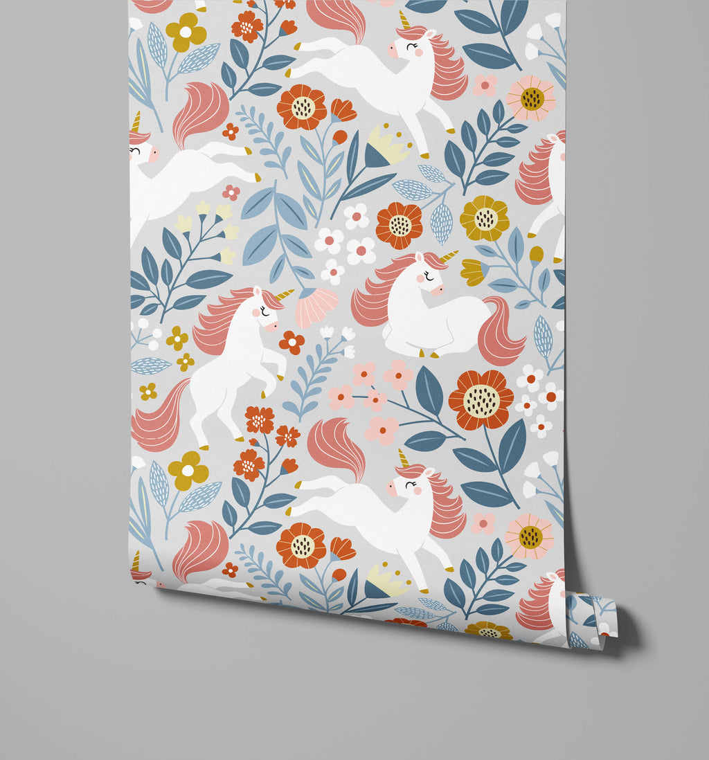 Cute Unicorn Wallpaper for Kids