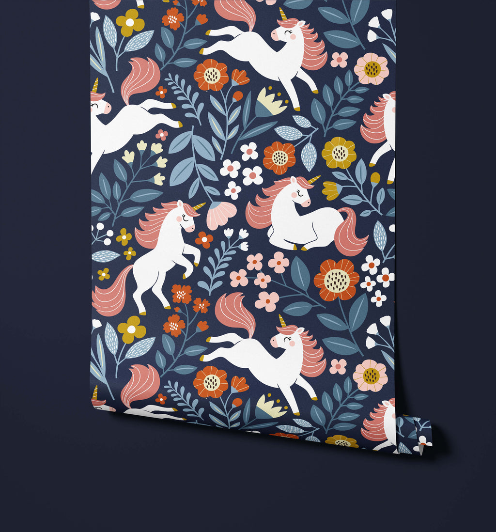 Cute Unicorn Wallpaper for Kids