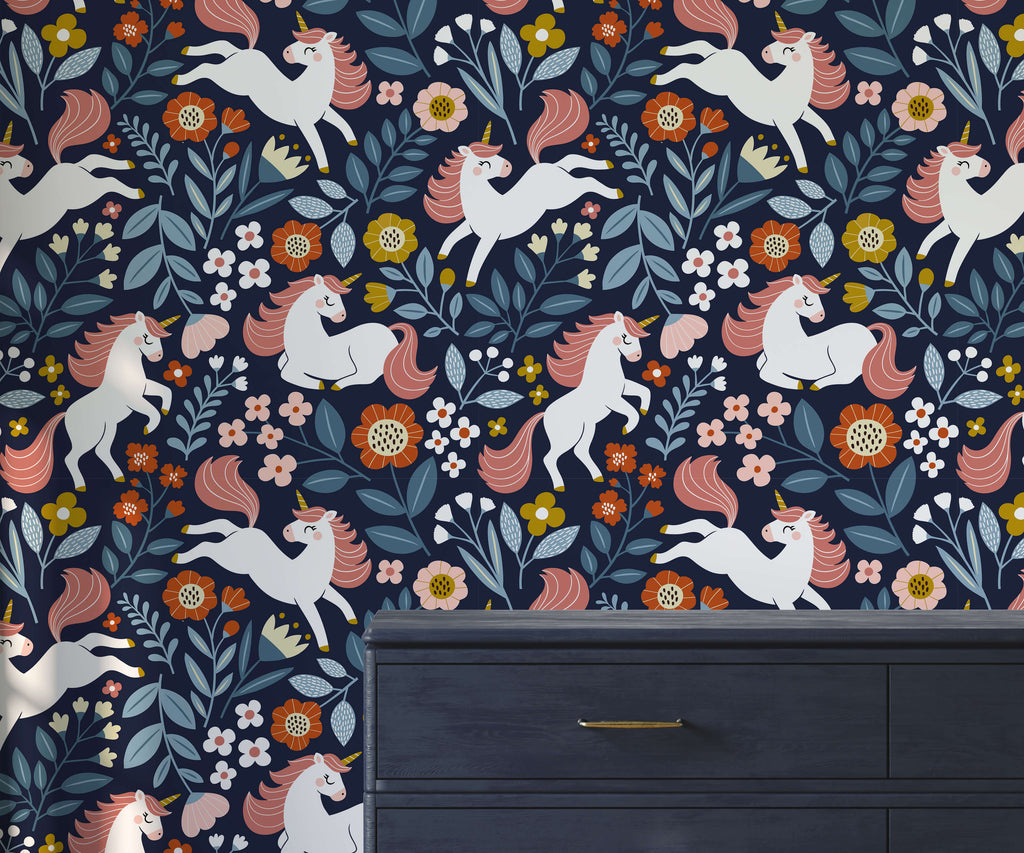 Cute Unicorn Wallpaper for Kids